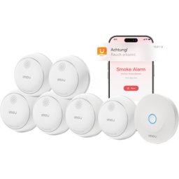 IMOU ZSM1-K6M - Detector de humo, Zigbee, conectable en red, 6 unidades, con pue