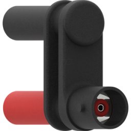 ELECTRO PJP PJP 21130 - Adaptador BNC, 1 conector hembra a 2 conectores de seguridad de