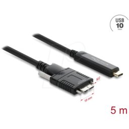 DELOCK 83623 - Cable óptico activo USB 10 Gbps USB Type-C™ macho > USB 10 Gbps