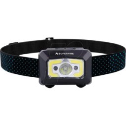 SUFI X30 - Faro LED SUPERFIRE X30, 500 lm, batería, sensor