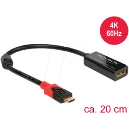 DELOCK 63928 - Adaptador DisplayPort Delock para monitor USB tipo C 4K.