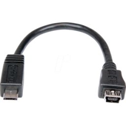 STARTECH.COM ST UUSBMUSBMF6 - Cable USB 2,0, Micro B St. A Mini B Bu., 15 cm