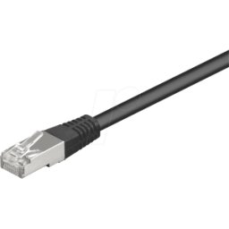 FREI PATCHKABEL 7,5SW - Cable Cat.5e de 7,5 m, negro, cable de red RJ45