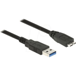 DELOCK 85076 - Cable USB 3.0, conector macho a a conector macho Micro B, 5,0 m