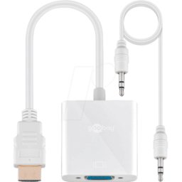 GOOBAY 51758 - Adaptador HDMI, conector HDMI a conector VGA