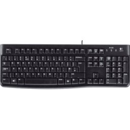 LOGITECH K120FB - Teclado, diseño: QWERTZ, negro, versión de negocio