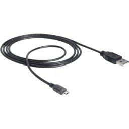 DELOCK 83272 - Cable USB 2.0, conector Micro B a macho, 1,5 m