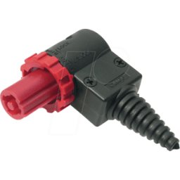 CLIFF FCR20673 - Cliffcon® cable connector, 4 pin, red