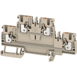 WEIDMÜLLER A2T 2.5 - Borne de paso Klippon® Connect, serie a beige