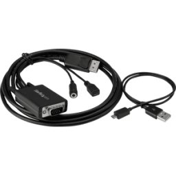 STARTECH.COM ST DP2VGAAMM2M - Cable adaptador DP a VGA de 2m con audio