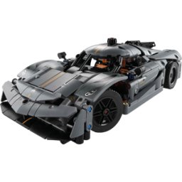 LEGO 42173 - Superdeportivo LEGO® Technic Koenigsegg Jesko Absolut en gris
