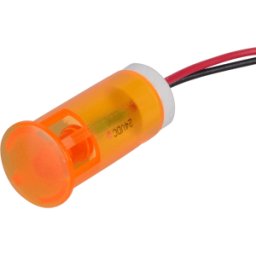 APEM APM QS123 O24 - Lámpara de señalización LED, naranja, 24 V,