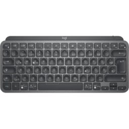 LOGITECH MXKM SW - Teclado inalámbrico, Bluetooth, MX Keys Mini, negro