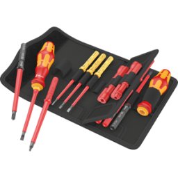 WERA 05006616001 - Juego de destornilladores, hojas intercambiables, forma de fuerz