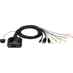 ATEN CS52DP - Conmutador KVM de 2 puertos, DisplayPort, Audio