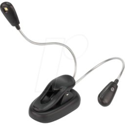 ANSMANN ANS 1600-0119 - Lámpara de lectura LED, 25 lm, negro, 3x AAA (micro)
