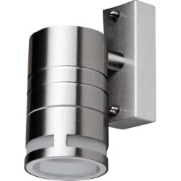V-TAC VT-7505 - Aplique, GU10, plateado, IP44