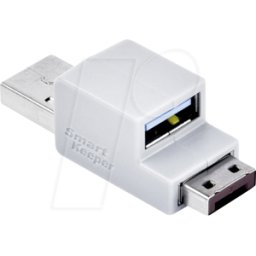 SMARTKEEPER SK LK03BN - Cerradura de cable, USB tipo A, marrón