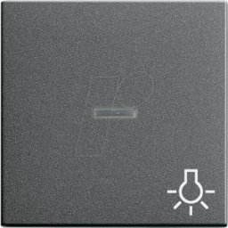 GIRA55 WKL ANT - Luz rocker + luz de orientación antracita