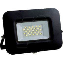 OPTONICA OPT FL5884 - Proyector LED, 20 W, 1700 lm, 4500 K, SLIM, Negro, IP65
