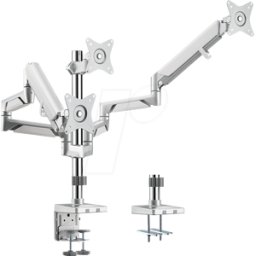 LOGILINK BP0090 - Soporte para monitor, 3 pantallas, 17" - 27", 748 mm, montaje en