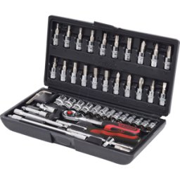KS TOOLS GMBH KS 918.0648 - Juego de llaves de vaso CHROMEplus de 1/4", 48 piezas
