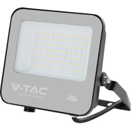 V-TAC VT-231996 - Proyector LED, 50 W, 6750 lm, 3000 K, negro, IP65