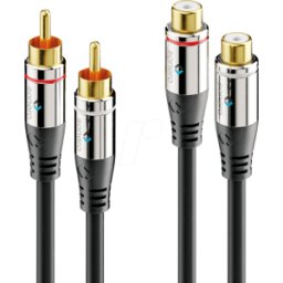 SON S-AC710-005 - SONERO 2x RCA extensión estéreo 0,5 m..