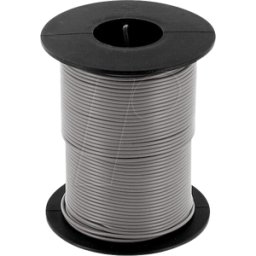 ECON CONNECT ECON KL025GR50 - ct Alambre de cobre trenzado 0.25qmm gris Bobina 50m