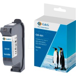 G&G; 18642 - Cartucho de tinta, GB-001 - color UV invisible