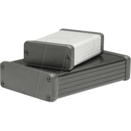 HAMMOND MANUFACTURING 1455C802 - Carcasa de perfil, 1455 C, 80 x 54 x 23 mm, plateada