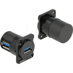 DELOCK 88067 - Módulo Type-D USB Tipo-A hembra a hembra