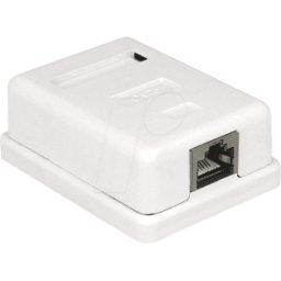 DELOCK 86169 - Caja de conexiones de red, 1 puerto, Cat.6 - LSA