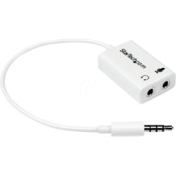 STARTECH.COM ST MUYHSMFFADW - Cable de auriculares, jack a 1x audio 1x micrófono, 0,15