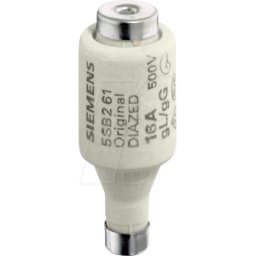 SIEMENS SIE 5SB221 - DIAZED fusible enlace 500V: GG, tamaño DII, E27