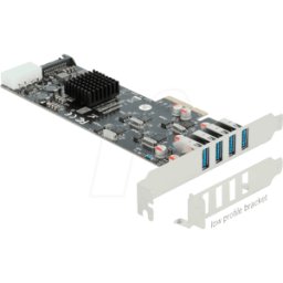 DELOCK 89008 - PCIe x4 > 4 USB 3.0 externo tipo A