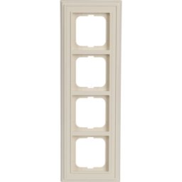 BUSCH-JAEGER BJ 1724-832 - Marco de cubierta 4-fold marfil blanco - Busch-Dynasty®