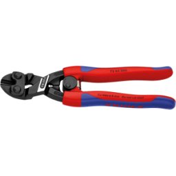 KNIPEX KN 72 62 200 - Alicates de corte a ras de fuerza para plástico, 200 mm,