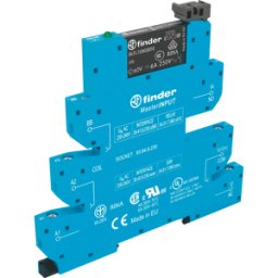 FINDER FIN 39.41.0 12V - Relé de acoplamiento, 1 contacto inversor, 6a, 12VCA/CC