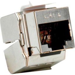 ROLINE 26110358 - KEYSTONE RJ45 socket > LSA Cat.6, blindado, plata