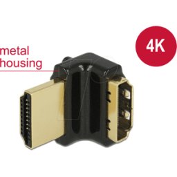 DELOCK 65663 - Adaptador, conector hembra HDMI A a conector macho HDMI A