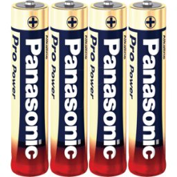 PANASONIC PAN EXP 4XMICRO - Pila alcalina, AAA (Micro), paquete de 4