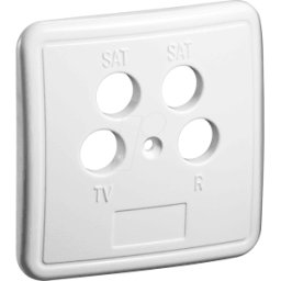 GOOBAY 67052 - Cubierta de 4 orificios para tomas de antena