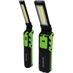 KS TOOLS GMBH COM 512.4505 - Juego de lámparas de trabajo led de COMPETENCIA 2 piezas,