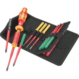 WERA 05006605001 - Juego de destornilladores, hojas intercambiables, forma de fuerz