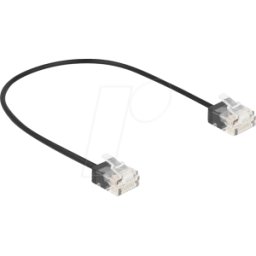 DELOCK 80369 - Cable de red RJ45 Cat.6 UTP Ultra Slim 0,3 m