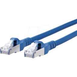 METZ CONNECT BTR 1308452044-E - Cable de conexión RJ45 Cat.6a S/FTP 2,0 m azul