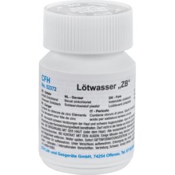 CFH 52372 - Agua para soldar LWZ 372 100 g de chapa de zinc