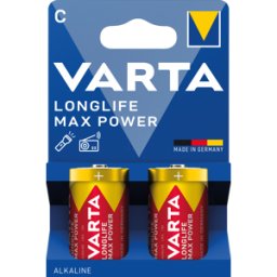 VARTA VAR LLMP C 2X - Max Power, Batería alcalina, C (bebé), Paquete de 2