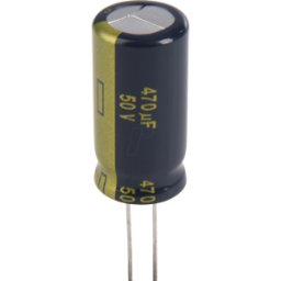 PANASONIC FC-A 470U 50B - Elko radial, 470PG, 50V, 105 °C, ESR baja, AEC-Q200